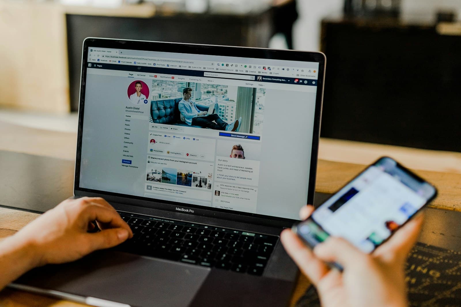 Social media creative planning image for content direction.