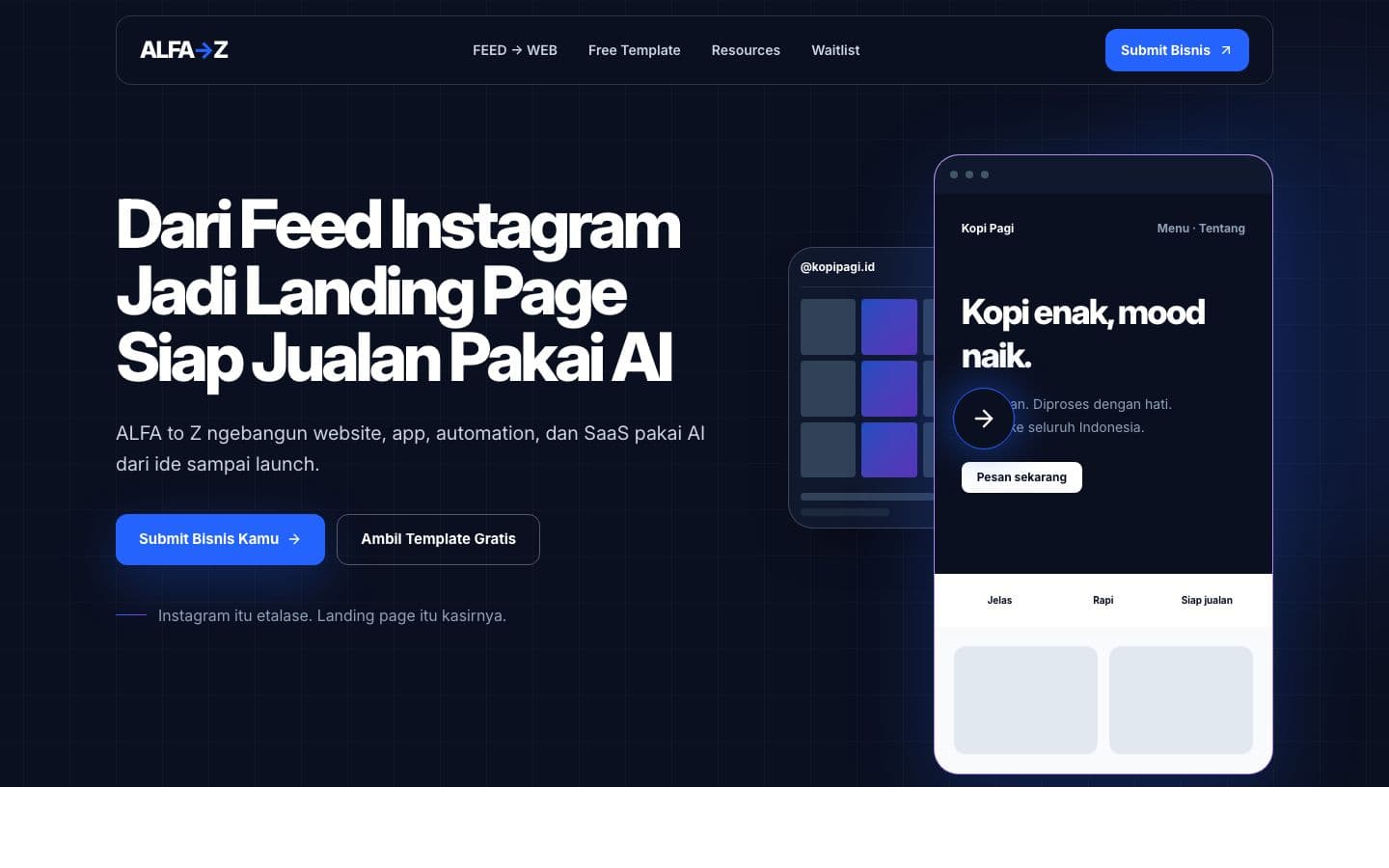 Alfatoz project visual