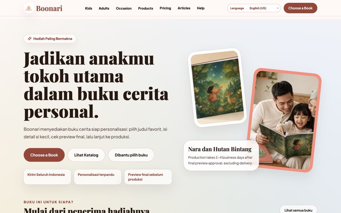 Boonari project visual