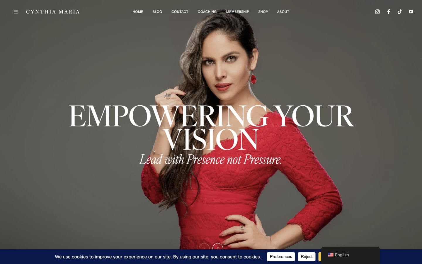 Coach Cynthia Maria project visual